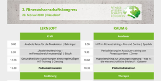 Fitnesswissenschaftskongress Programm